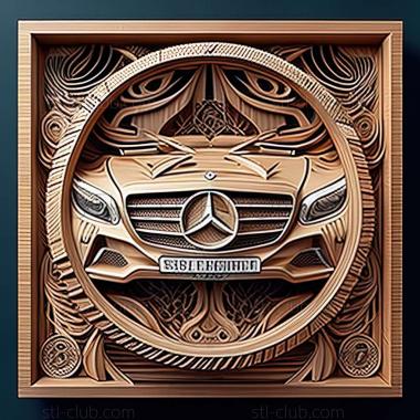 3D модель Mercedes Benz CLC (STL)